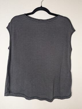 Fjallraven Women's Striped Tank S Black Gray Basic Gorpcore Activewear Travel